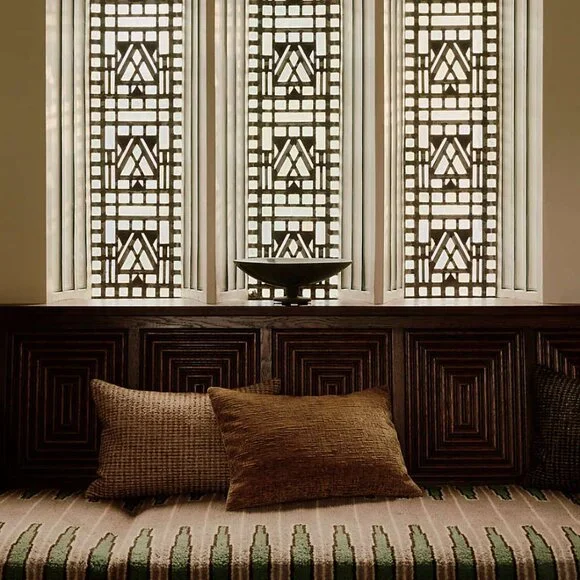 Discontinued Athena Calderone Crate and Barrel Aurea Chenille Throw Pillows x2 - Picture 4 of 6